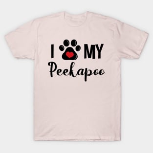 I Love My Peekapoo T-Shirt